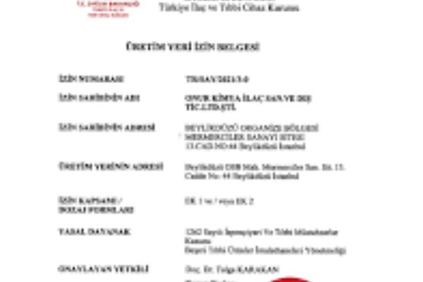 İzin Belgesi