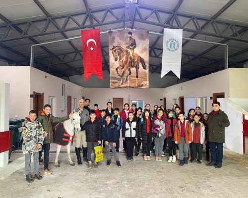 Students in Çubuk District Were Informed About Horse Habitats and Horse Equipment