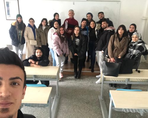 We met with the young people of AYBU Health Services Vocational School Veterinary Department