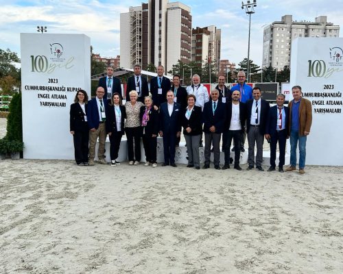 The President of the Turkish Equestrian Federation, Mr. Hasan Engin Tuncer and the Referees Contributed to YEPTIM in the 2023 Presidential Cup Show Jumping Competitions