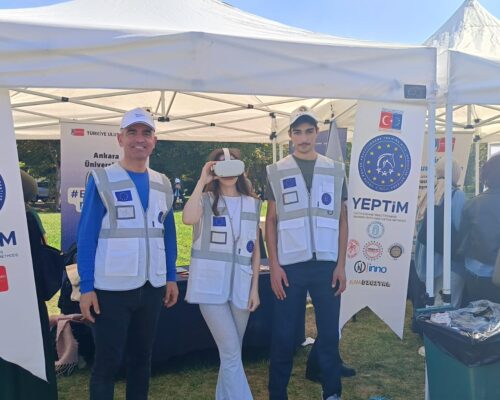 We participated in the Erasmus Days at Ankara University with our YEPTİM Project.